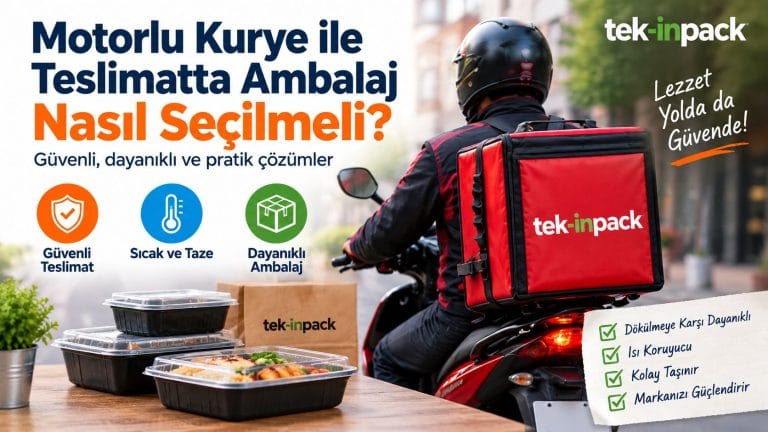 Motorlu Kurye ile Teslimatta Ambalaj Nasıl Seçilmeli?