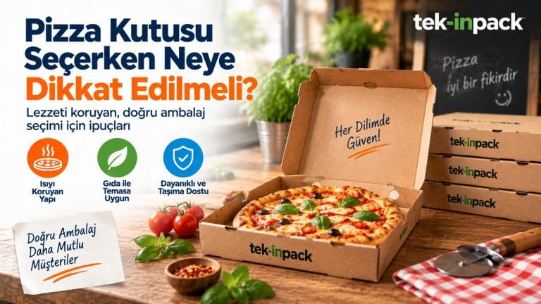 pizza kutusu ölçüleri ve seçimi